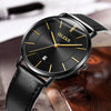 Fashion Casual Watch Men Luxury Brand Mens Watches Leather Sport Waterproof Auto Date Quartz Wristwatch