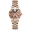 Women's Fashionable Multi-pronged Gradient Glass With Diamond Face Watch